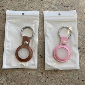 Leather Air Tag Keychains, $25 each